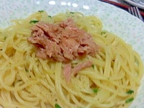 ツナとしその和風パスタ